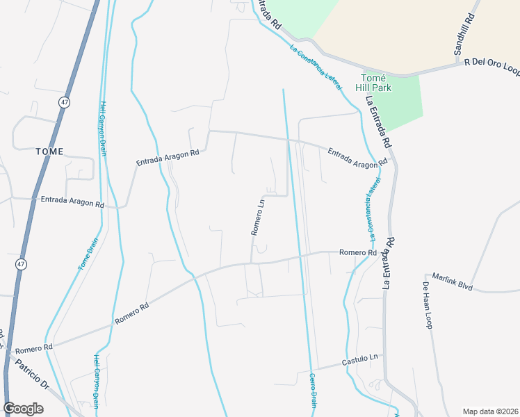 map of restaurants, bars, coffee shops, grocery stores, and more near 8 Romero Lane in Los Lunas