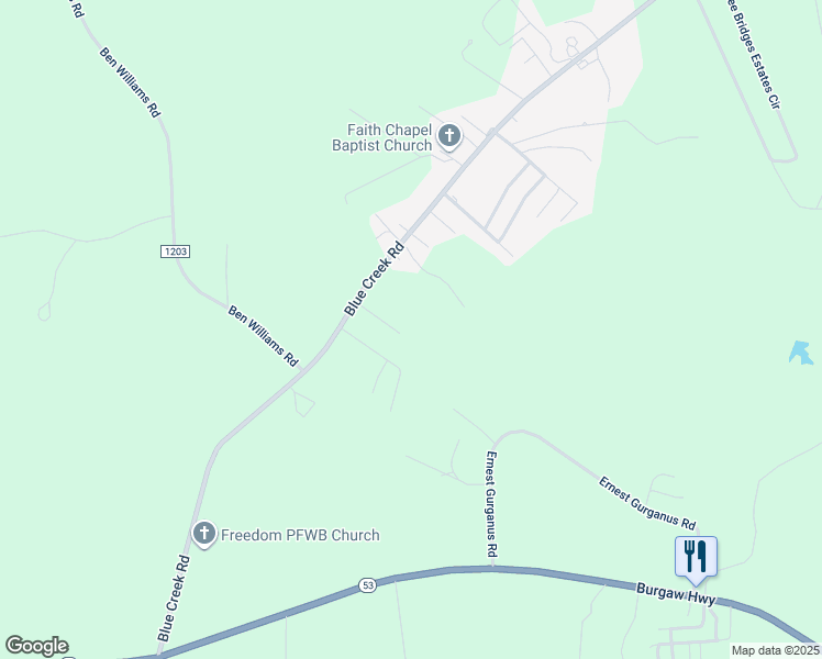 map of restaurants, bars, coffee shops, grocery stores, and more near 113 Ridge View Drive in Jacksonville