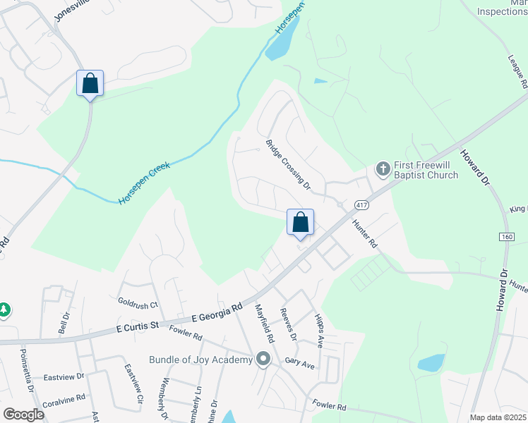 map of restaurants, bars, coffee shops, grocery stores, and more near 400 Longfellow Way in Simpsonville