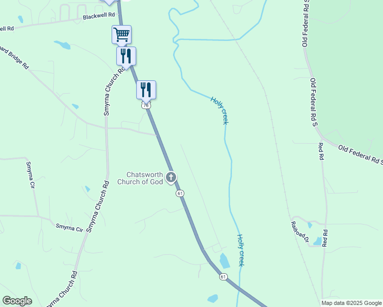 map of restaurants, bars, coffee shops, grocery stores, and more near 524 Woodlake Drive in Chatsworth