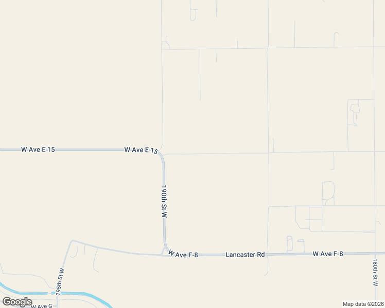 map of restaurants, bars, coffee shops, grocery stores, and more near 18863 West Avenue F in Lancaster