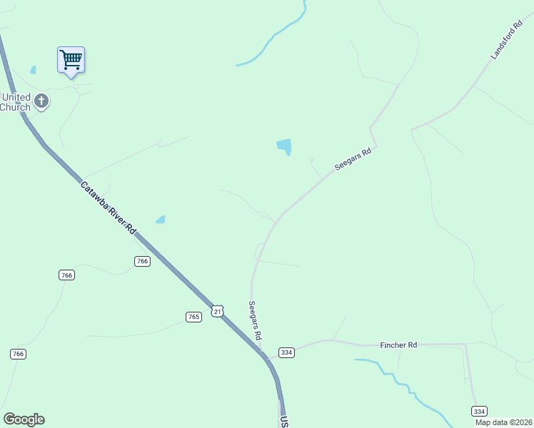 map of restaurants, bars, coffee shops, grocery stores, and more near 1029 Seegars Rd in Fort Lawn