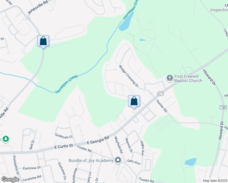 map of restaurants, bars, coffee shops, grocery stores, and more near 400 Longfellow Way in Simpsonville