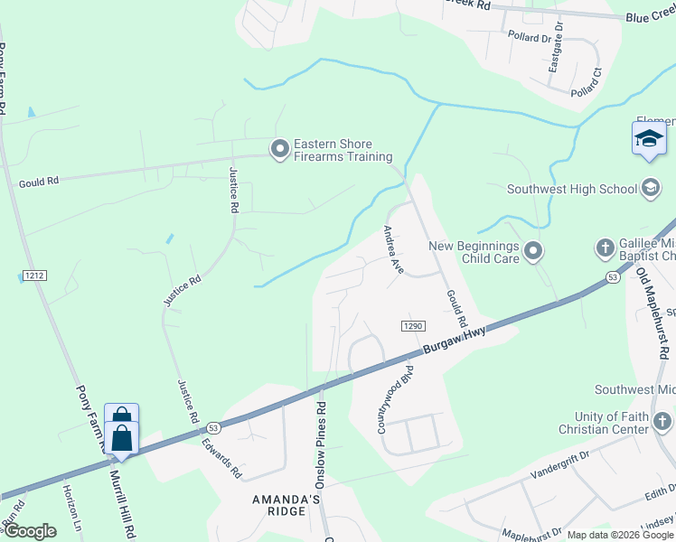 map of restaurants, bars, coffee shops, grocery stores, and more near 120 Briar Creek Park Lane in Jacksonville