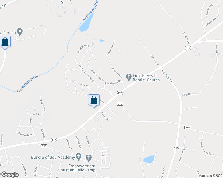 map of restaurants, bars, coffee shops, grocery stores, and more near 5 Delgado Way in Simpsonville