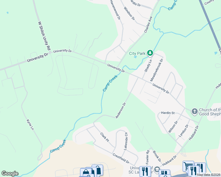 map of restaurants, bars, coffee shops, grocery stores, and more near in Lancaster