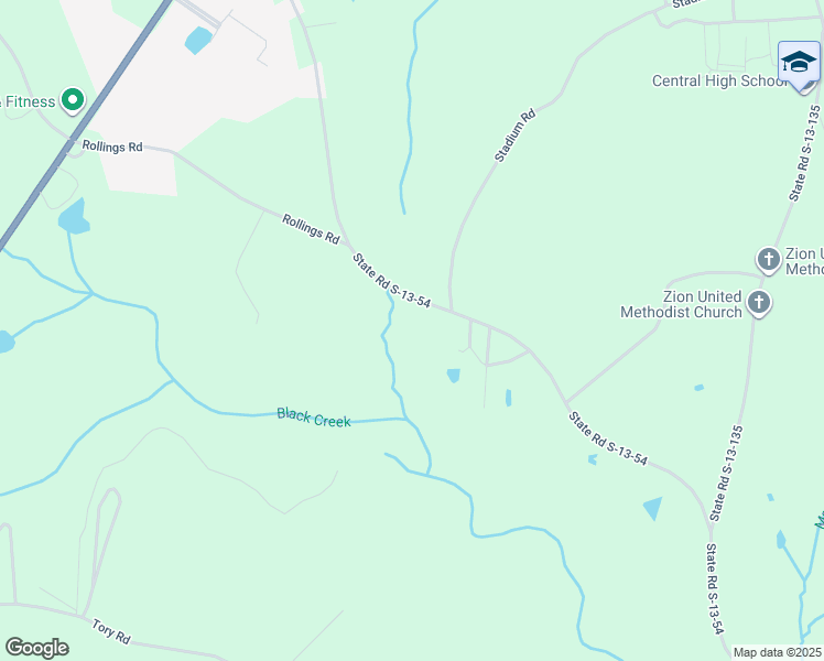 map of restaurants, bars, coffee shops, grocery stores, and more near 1890 Evans Mill Road in Pageland