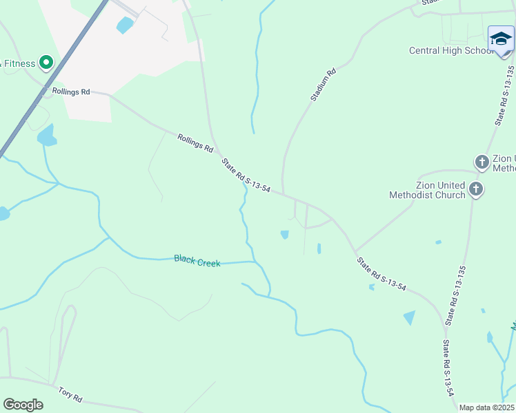 map of restaurants, bars, coffee shops, grocery stores, and more near 1890 Evans Mill Road in Pageland