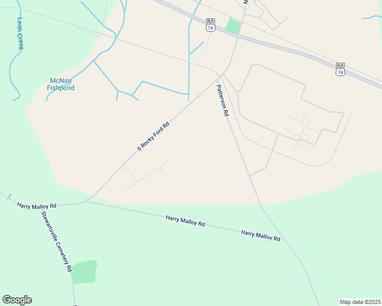 map of restaurants, bars, coffee shops, grocery stores, and more near 12701 Southwood Drive in Laurinburg