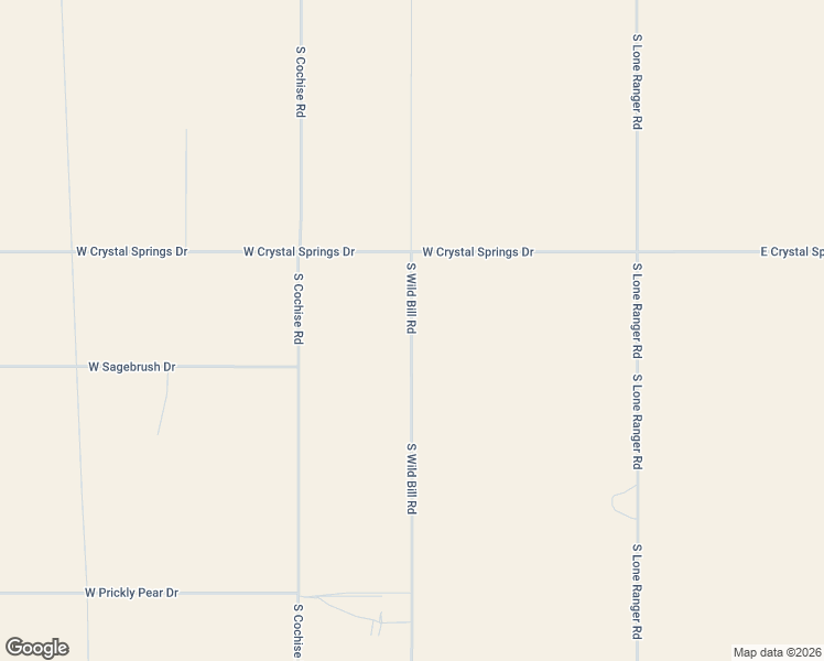 map of restaurants, bars, coffee shops, grocery stores, and more near South Wild Bill Road in Yucca