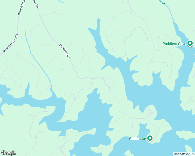 map of restaurants, bars, coffee shops, grocery stores, and more near McAlister Road in West Union