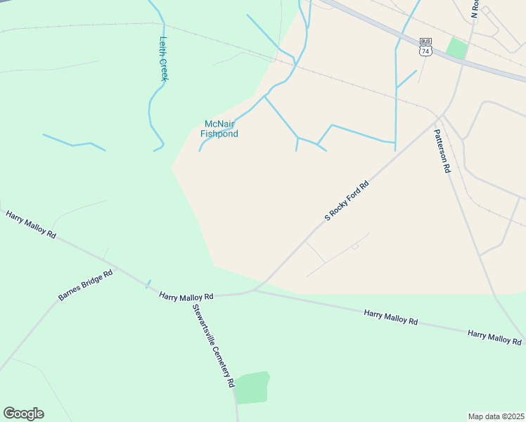 map of restaurants, bars, coffee shops, grocery stores, and more near 18727 Harry Malloy Road in Laurinburg