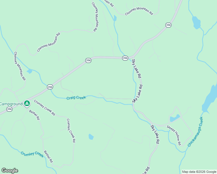 map of restaurants, bars, coffee shops, grocery stores, and more near 203 North Fern Cove Road in Sautee Nacoochee