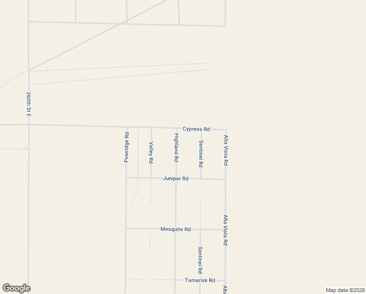 map of restaurants, bars, coffee shops, grocery stores, and more near 27227 Highland Road in Adelanto