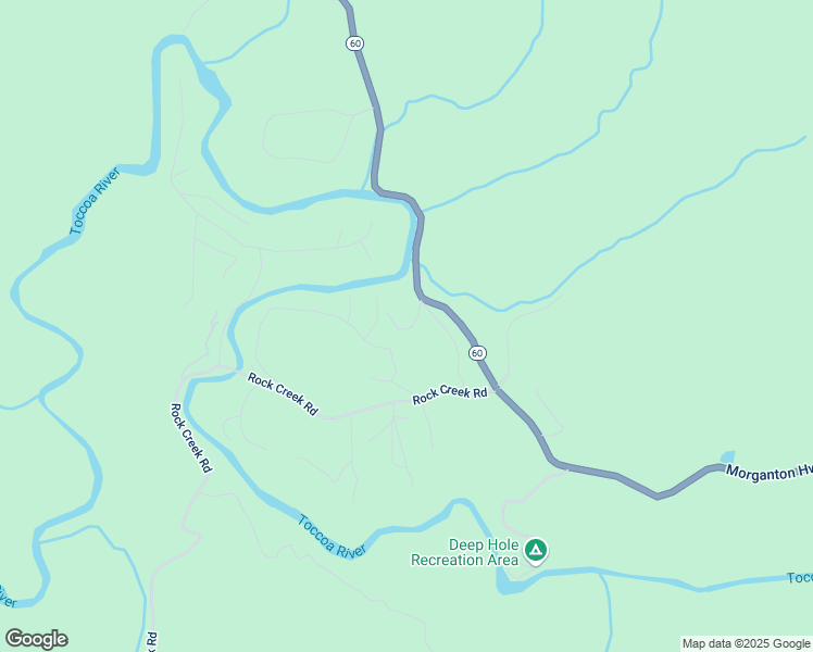 map of restaurants, bars, coffee shops, grocery stores, and more near 76 River Forest Place in Suches