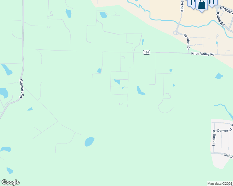 map of restaurants, bars, coffee shops, grocery stores, and more near 10601 Layman Road in Little Rock