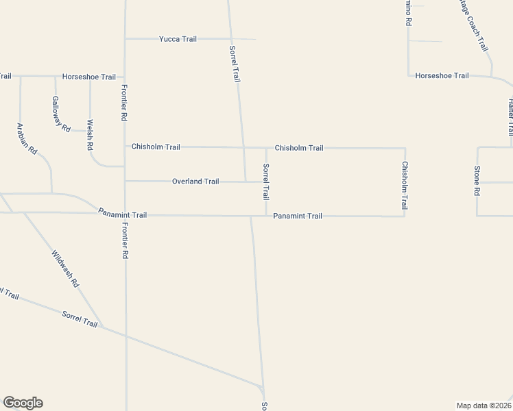 map of restaurants, bars, coffee shops, grocery stores, and more near Panamint Trail in San Bernardino County