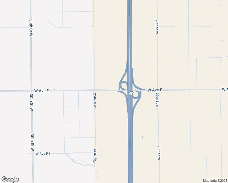 map of restaurants, bars, coffee shops, grocery stores, and more near 2 East Avenue F in Lancaster