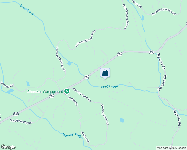 map of restaurants, bars, coffee shops, grocery stores, and more near 5494 Georgia 356 in Sautee Nacoochee