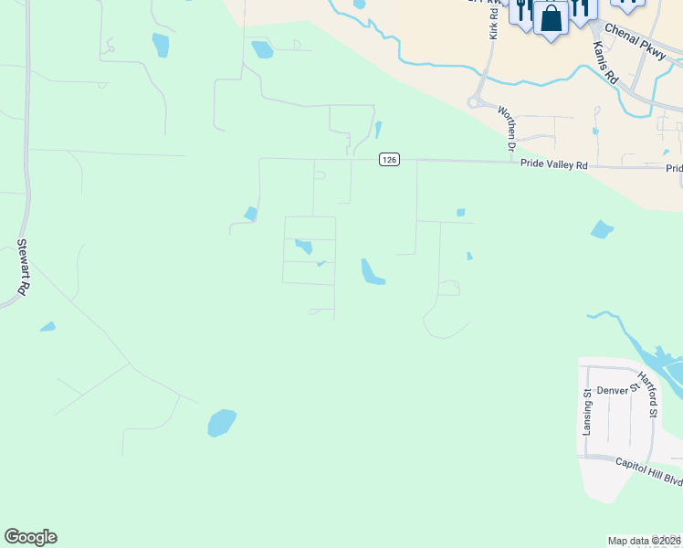map of restaurants, bars, coffee shops, grocery stores, and more near 800 Zanzibar Street in Little Rock