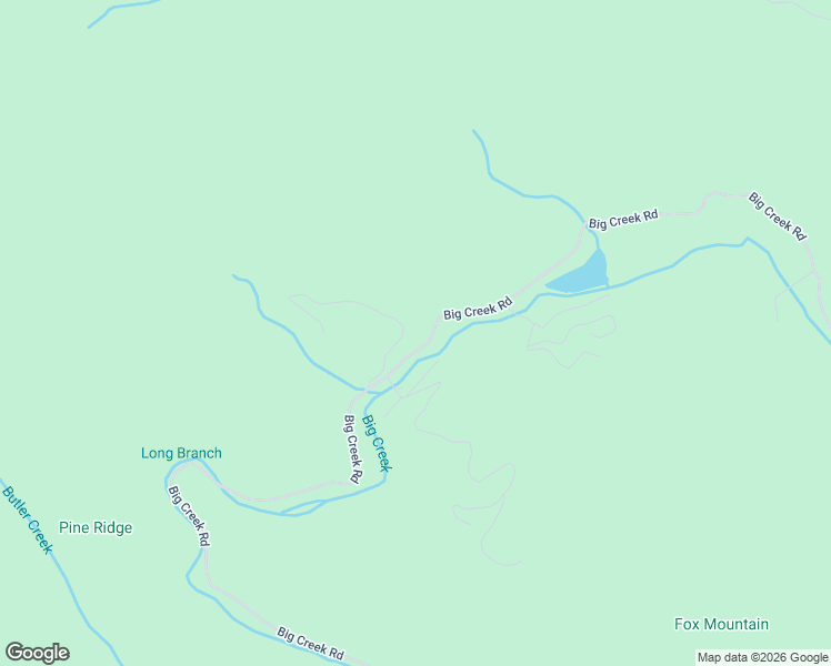 map of restaurants, bars, coffee shops, grocery stores, and more near 14081 Big Creek Road in Cherry Log