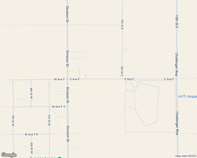 map of restaurants, bars, coffee shops, grocery stores, and more near 264 East Avenue F in Lancaster