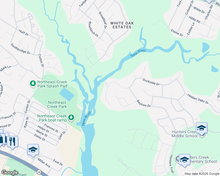 map of restaurants, bars, coffee shops, grocery stores, and more near 111-113 Dockside Drive in Jacksonville