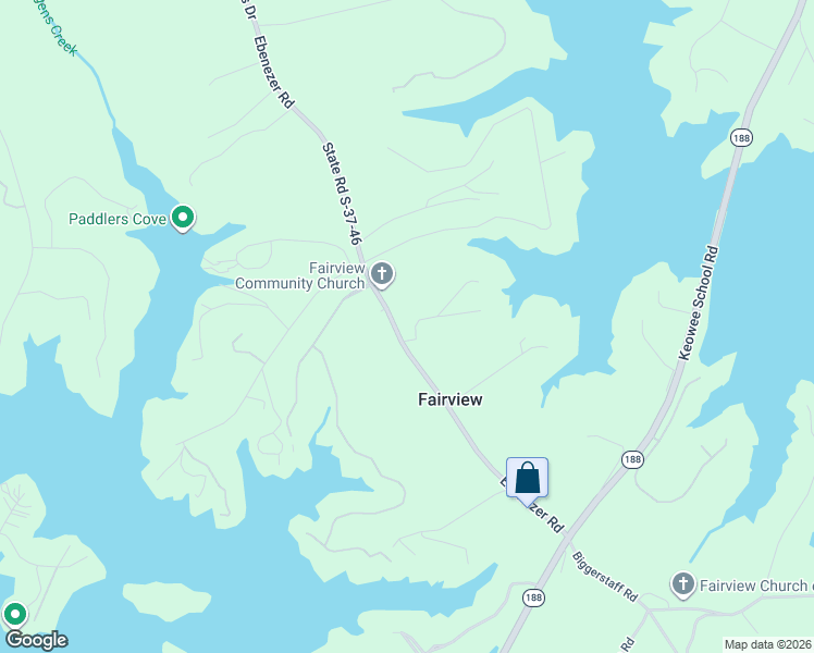 map of restaurants, bars, coffee shops, grocery stores, and more near 159-171 Bottoms Drive in West Union