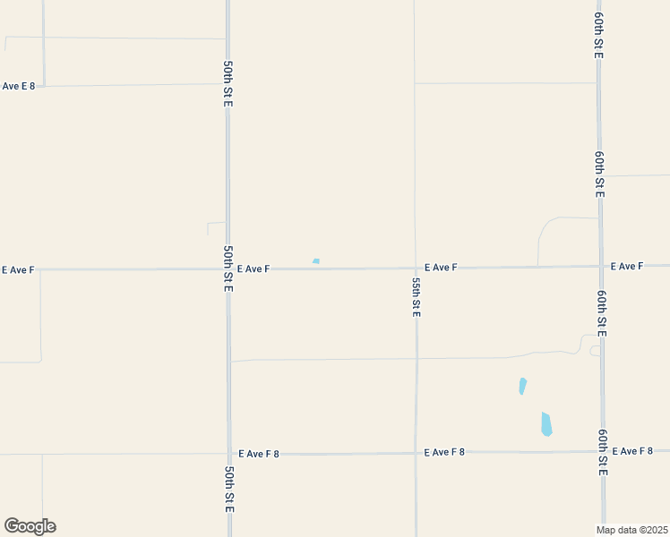 map of restaurants, bars, coffee shops, grocery stores, and more near East Avenue F in Lancaster