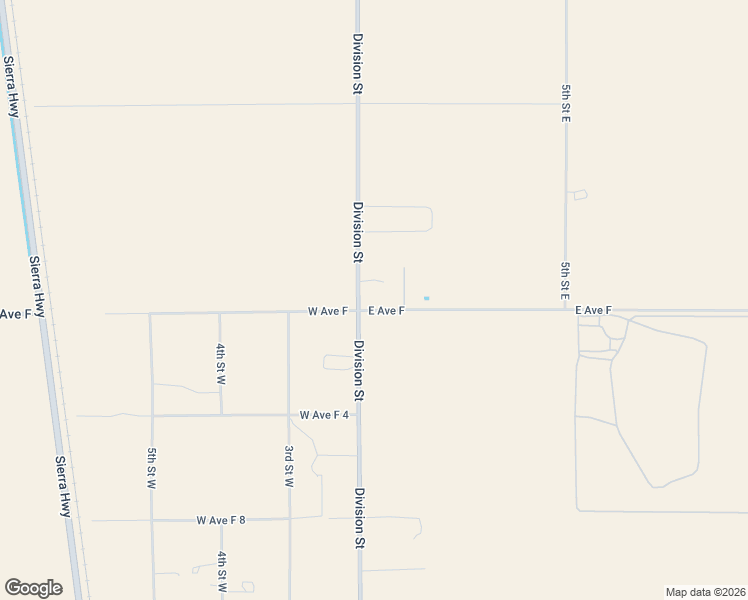 map of restaurants, bars, coffee shops, grocery stores, and more near 37 East Avenue F in Lancaster