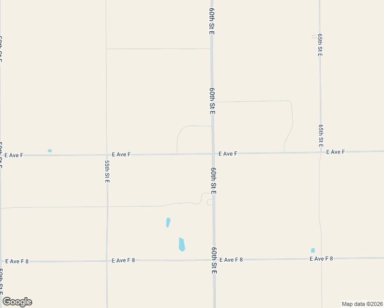 map of restaurants, bars, coffee shops, grocery stores, and more near 5900 East Avenue F in Lancaster