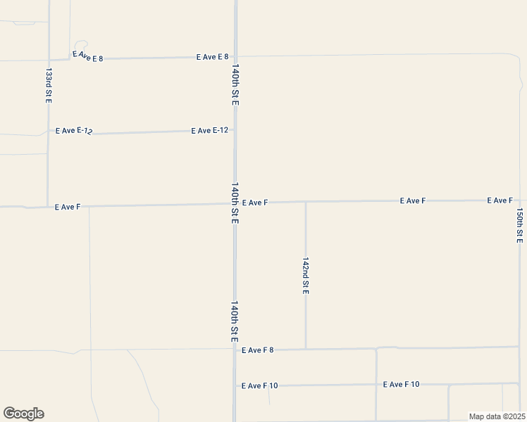 map of restaurants, bars, coffee shops, grocery stores, and more near 14400 East Avenue F in Lancaster