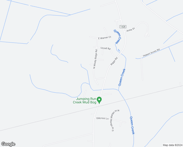 map of restaurants, bars, coffee shops, grocery stores, and more near 209 North Windy Ridge Road in Hubert