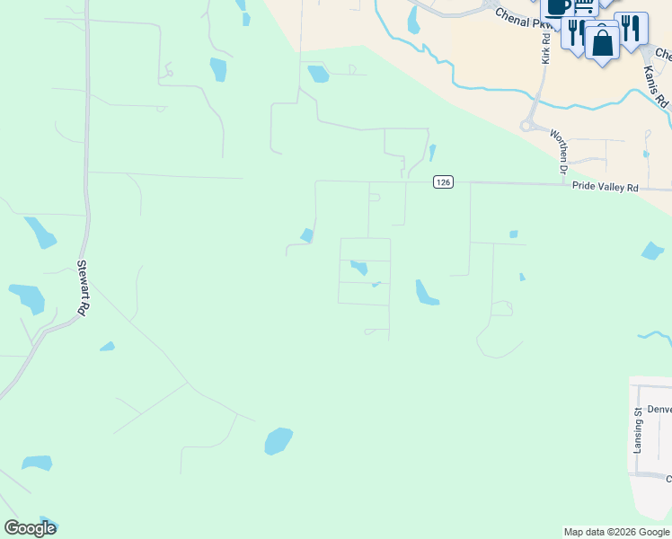 map of restaurants, bars, coffee shops, grocery stores, and more near 800 Layman Lane in Little Rock