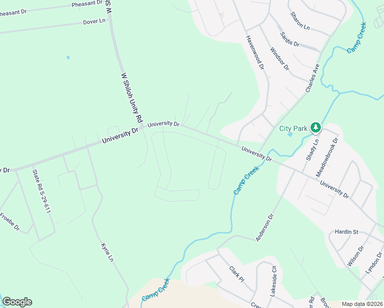 map of restaurants, bars, coffee shops, grocery stores, and more near 1643-1785 University Drive in Lancaster