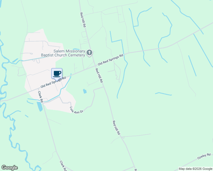 map of restaurants, bars, coffee shops, grocery stores, and more near 3612 Red Hill Road in Maxton