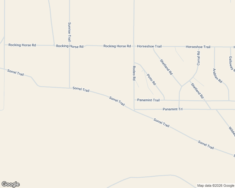 map of restaurants, bars, coffee shops, grocery stores, and more near Sorrel Trail in Helendale
