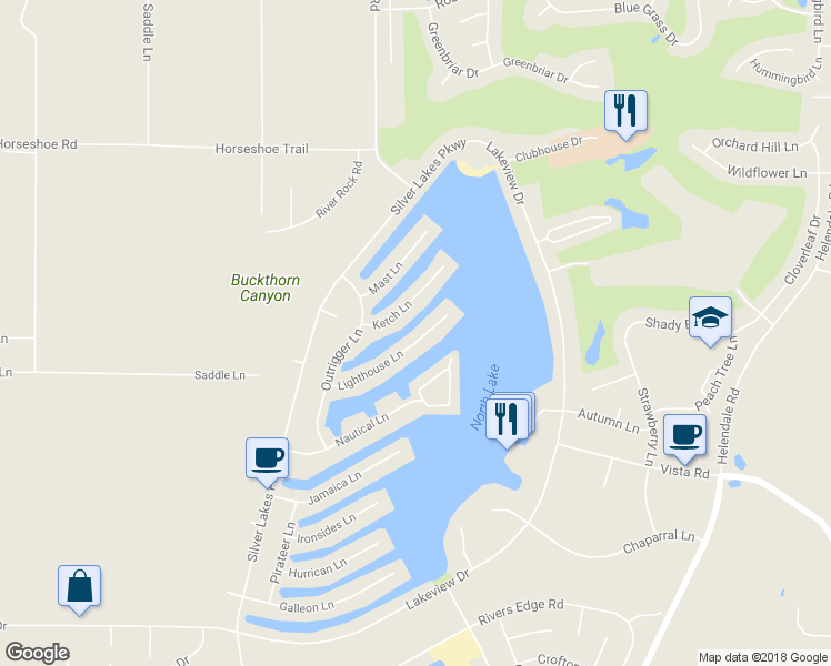 map of restaurants, bars, coffee shops, grocery stores, and more near 14572 Lighthouse Lane in Helendale