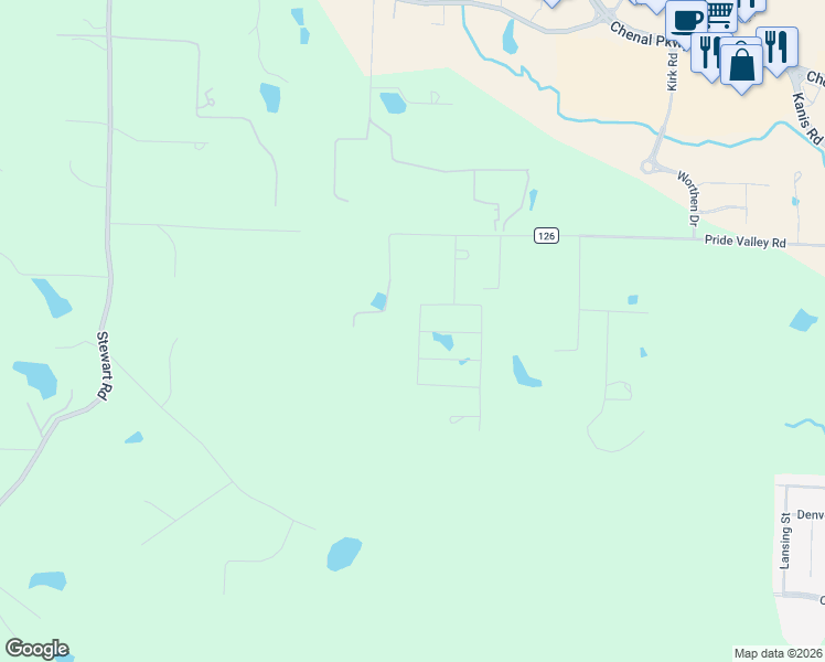 map of restaurants, bars, coffee shops, grocery stores, and more near 800 Layman Lane in Little Rock