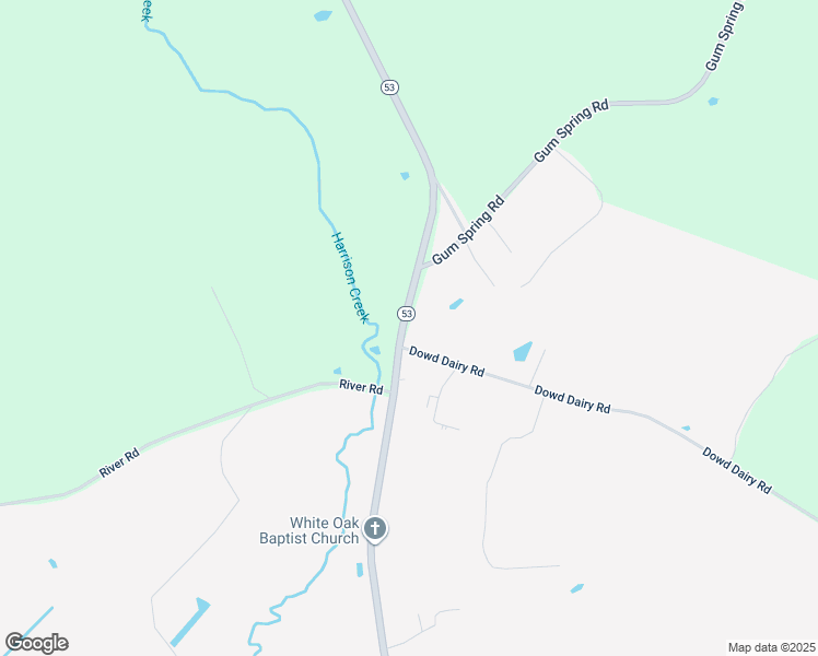 map of restaurants, bars, coffee shops, grocery stores, and more near 9 Dowd Dairy Road in White Oak