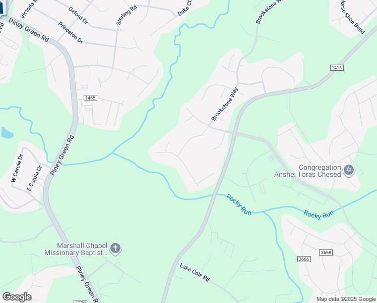 map of restaurants, bars, coffee shops, grocery stores, and more near 204 Brookstone Way in Jacksonville