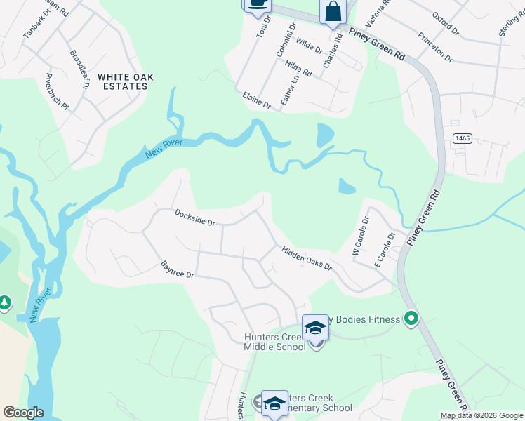 map of restaurants, bars, coffee shops, grocery stores, and more near 301 Dockside Drive in Jacksonville
