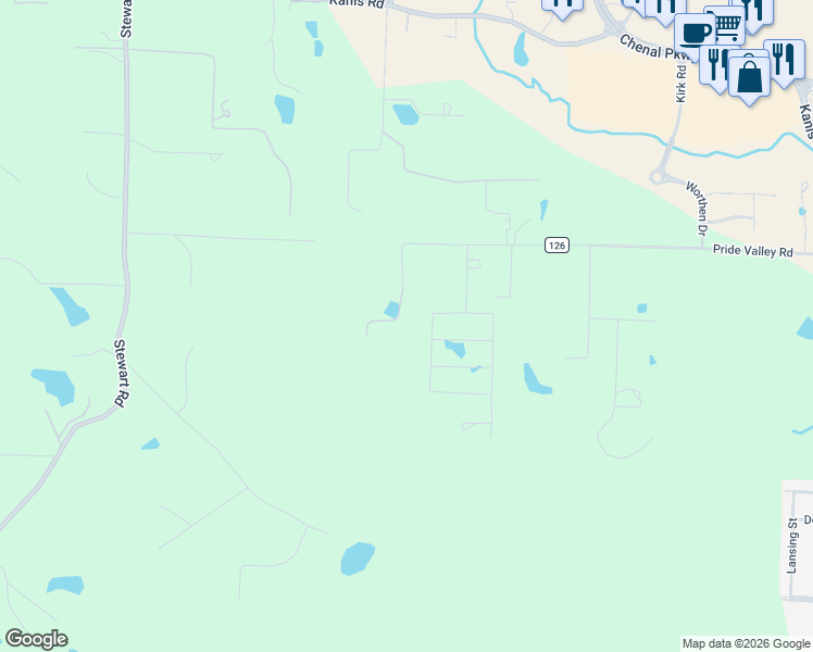 map of restaurants, bars, coffee shops, grocery stores, and more near 824 Tele Road in Little Rock