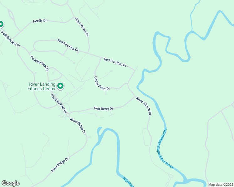 map of restaurants, bars, coffee shops, grocery stores, and more near 198 Cedar Point Drive in Wallace