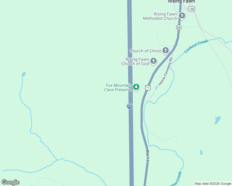 map of restaurants, bars, coffee shops, grocery stores, and more near in Rising Fawn