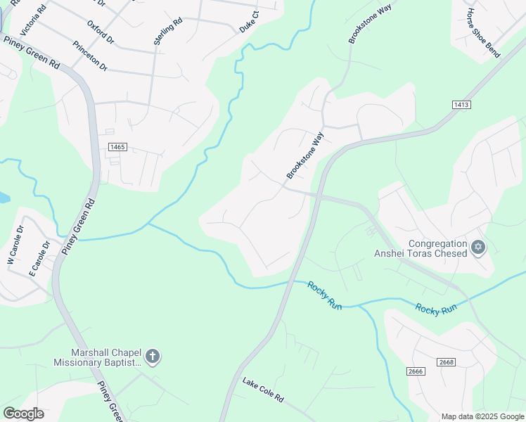 map of restaurants, bars, coffee shops, grocery stores, and more near 204 Brookstone Way in Jacksonville