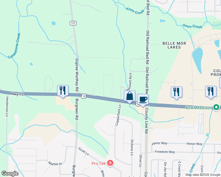 map of restaurants, bars, coffee shops, grocery stores, and more near 13391 Shelly Drive in Madison