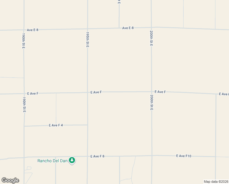 map of restaurants, bars, coffee shops, grocery stores, and more near 19708 East Avenue F in Lancaster