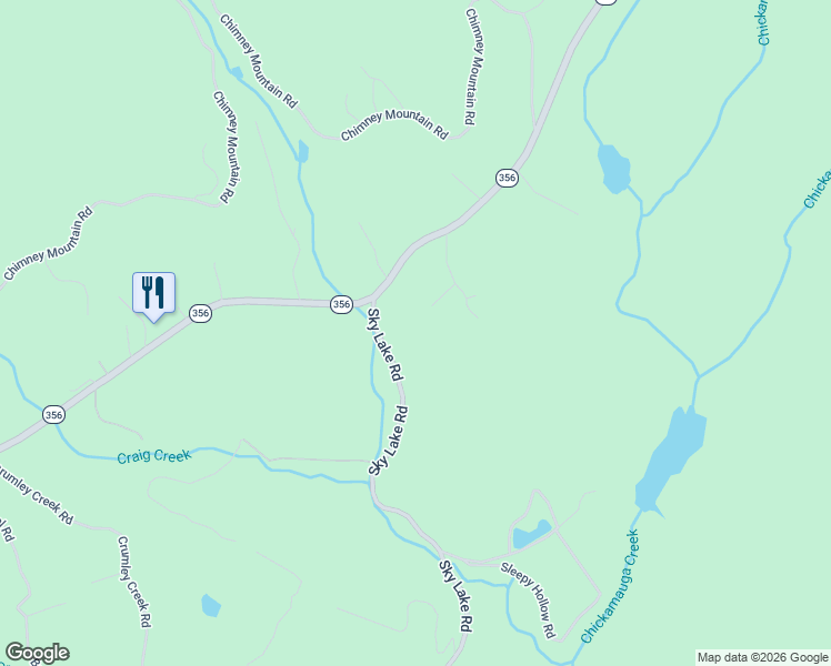 map of restaurants, bars, coffee shops, grocery stores, and more near 67 Deer Track Road in Sautee Nacoochee