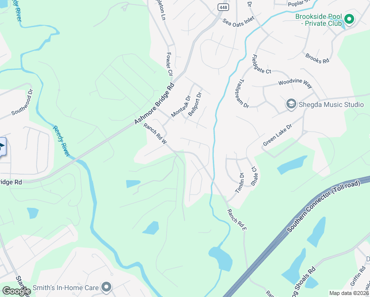map of restaurants, bars, coffee shops, grocery stores, and more near 406 Tonsley Trail in Greenville
